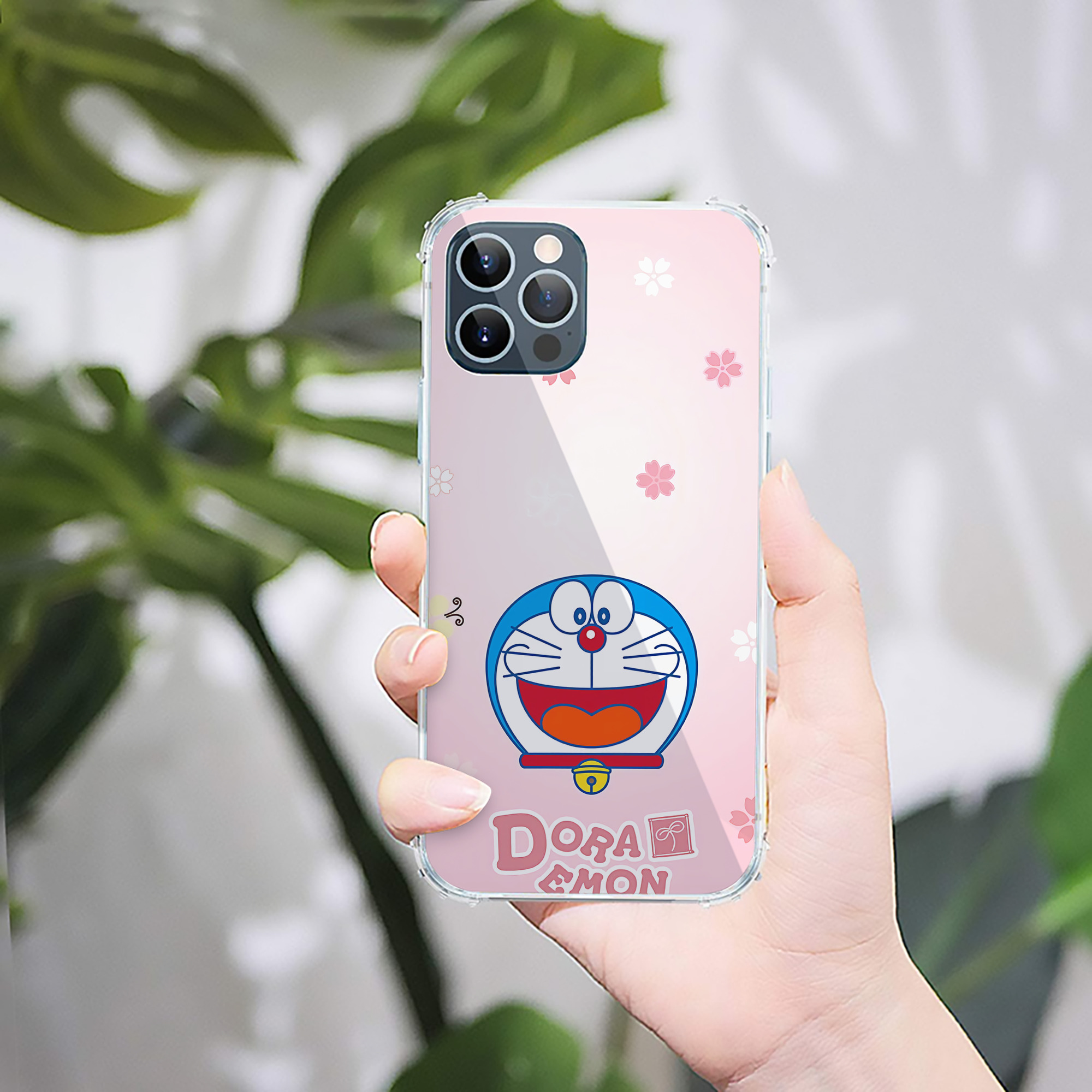 （画像用） ドラえもん Doraemon 【iPhone 12シリーズ対応】透明スマホケース（クリアソフトケース）